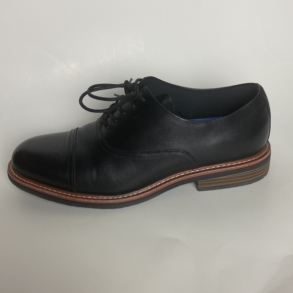 Men’s Black Kite Flex Lace Up Dress Shoes - Picture 8 of 11